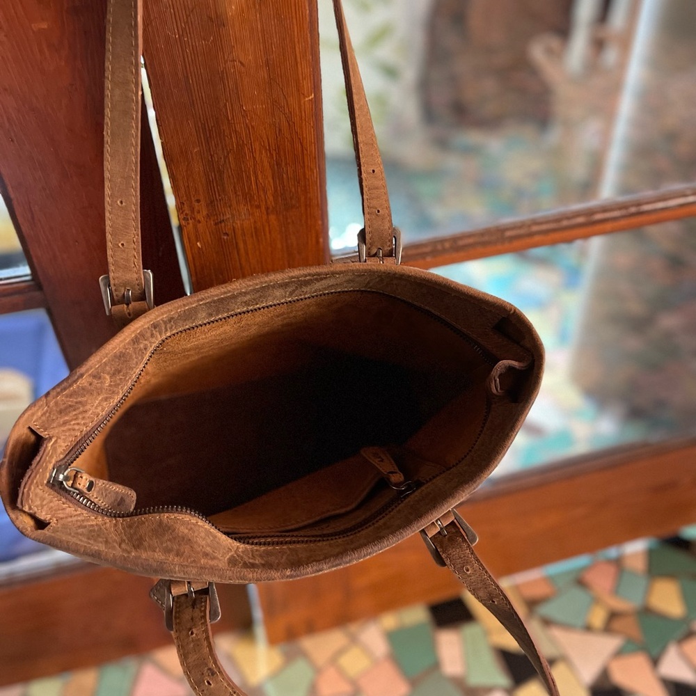 Adrian Klis Genuine Buffalo Leather Bag - Picture 3 of 6